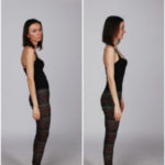 Comparison of good posture and bad posture