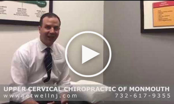 Doctor sitting in room at Upper Cervical Chiropractic of Monmouth NJ