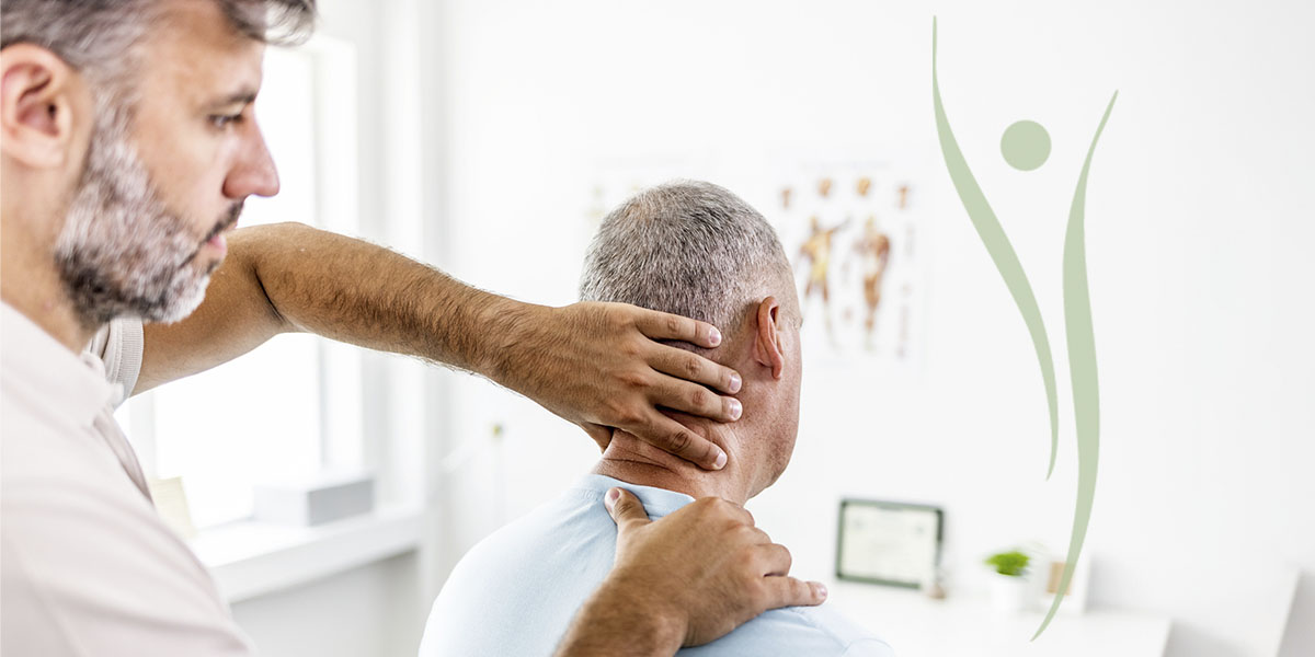 Chiropractor focusing on upper cervical care for a patient in their head-neck alignment